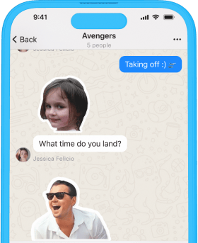 Share your stickers